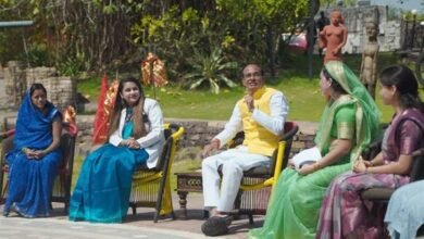 मुख्यमंत्री श्री चौहान ने रामनवमी पर बहन-बेटियों से किया संवाद महिला सशक्तिकरण की बातचीत.... 3