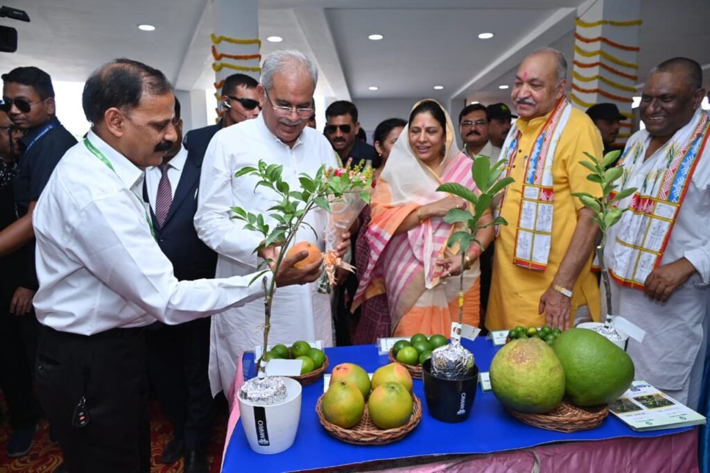मुख्यमंत्री भूपेश बघेल मानव स्वास्थ्य की तरह धरती माता के स्वास्थ्य की चिंता कर जैविक खेती अपनाएं.... 3