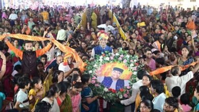 चौथे दिन मंत्री चिकित्सा शिक्षा श्री सारंग 27 हज़ार 655 बहनों ने बांधी राखी