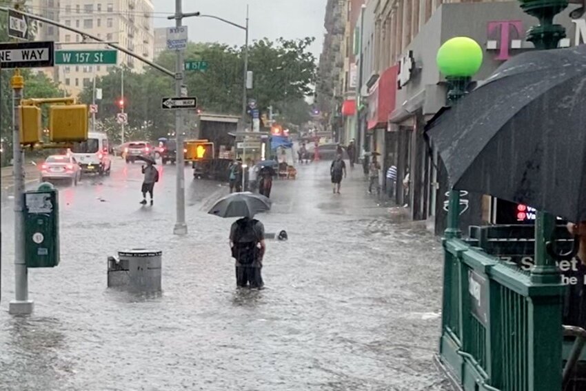 New York City area gets one of its wettest days