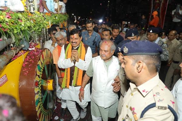 मुख्यमंत्री डॉ. मोहaन यादव “भगवान जगन्नाथ रथ-यात्रा” में शामिल