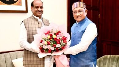 मुख्यमंत्री श्री विष्णुदेव साय ने लोक सभा अध्यक्ष श्री ओम बिड़ला