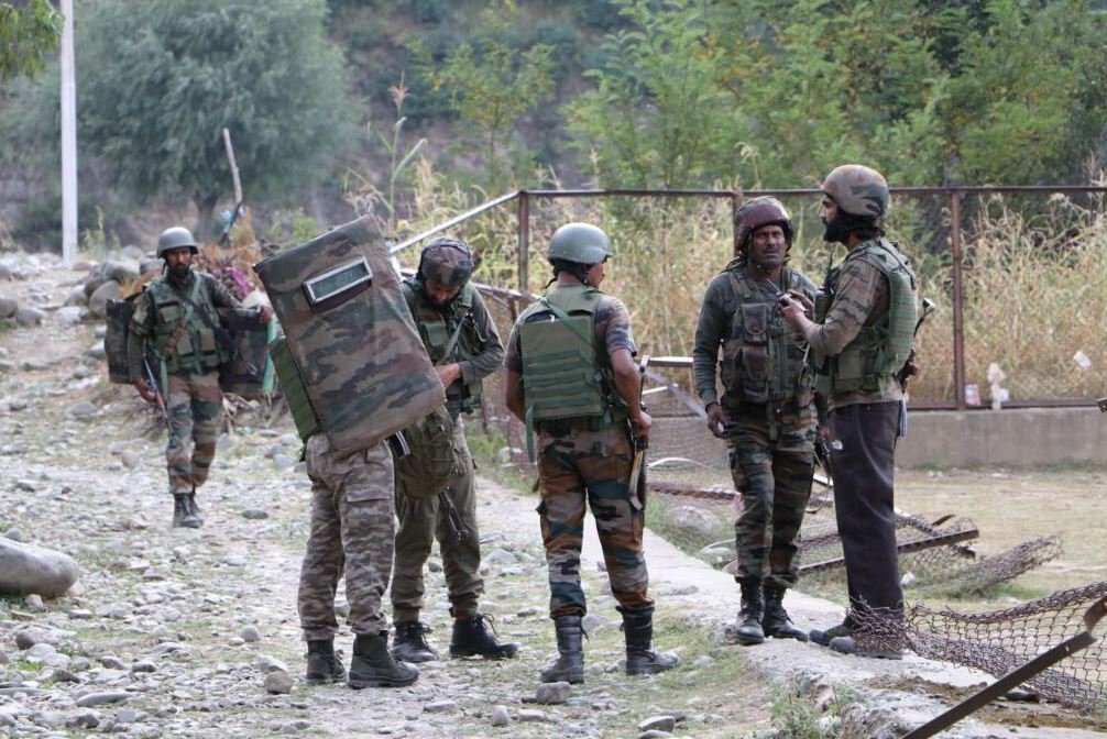 encounter with terrorists in J&K