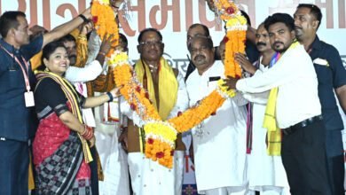 मुख्यमंत्री श्री विष्णु देव साय राजधानी रायपुर के गॉस मेमोरियल मैदान पहुंचे