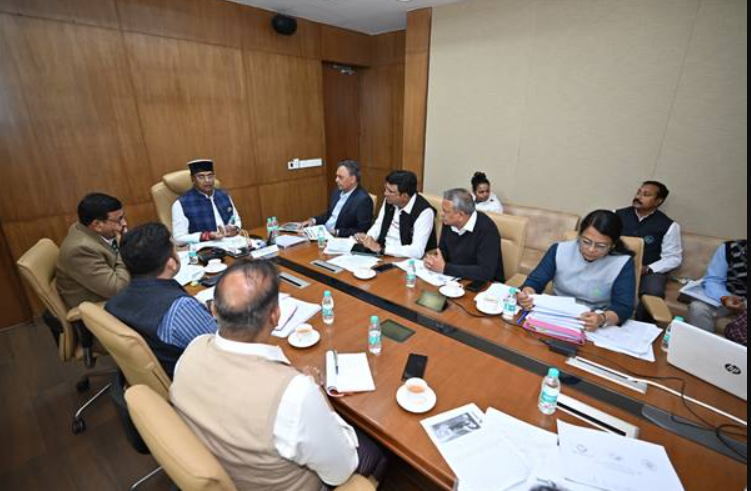 नेशनल गेम्स-2025 के लिये खिलाड़ियों को प्रशिक्षण के लिये बेहतर सुविधाएँ उपलब्ध करायें : मंत्री श्री सारंग 1
