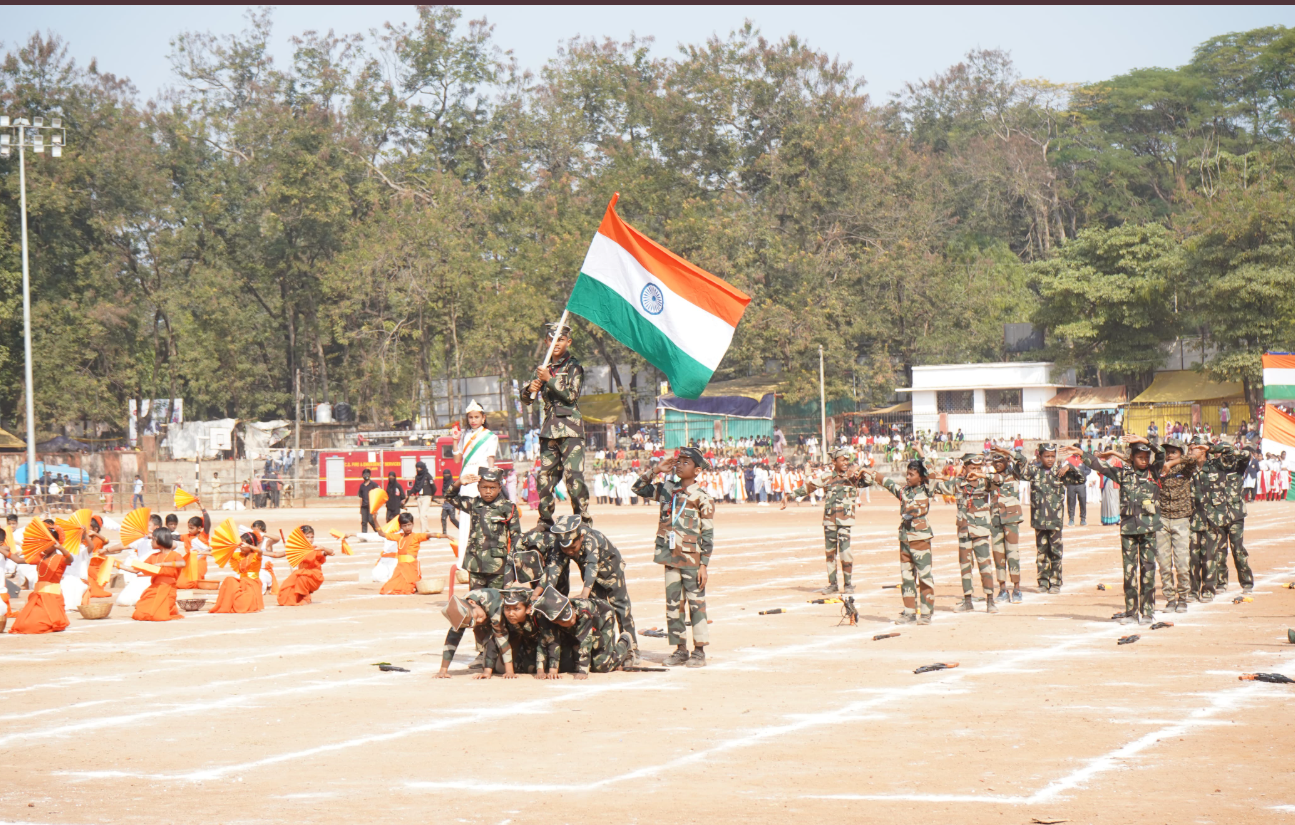 26 जनवरी गणतंत्र दिवस के पूर्व किया गया अंतिम रिहर्सल 1
