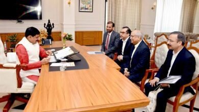 मुख्यमंत्री डॉ. यादव से आईटीसी के चेयरमैन श्री पुरी एवं सीआईआई और एक्सिस बैंक के प्रतिनिधियों ने की सौजन्य भेंट 1