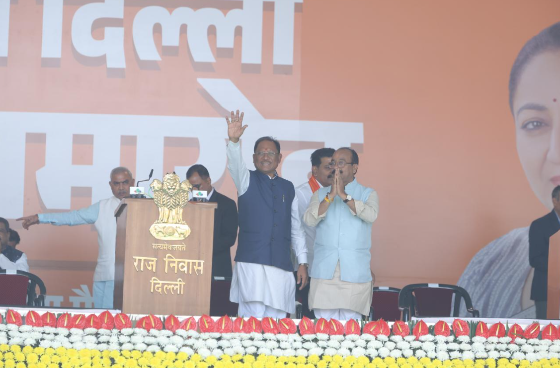 दिल्ली की नई मुख्यमंत्री रेखा गुप्ता को विष्णुदेव साय ने दी शुभकामनाएं 1