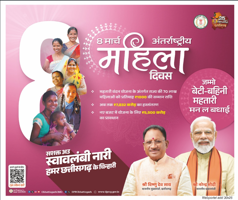 महिला दिवस पर नारी शक्ति का वंदन: वृहद महतारी वंदन सम्मेलन में जुटेगी विराट नारी शक्ति 1