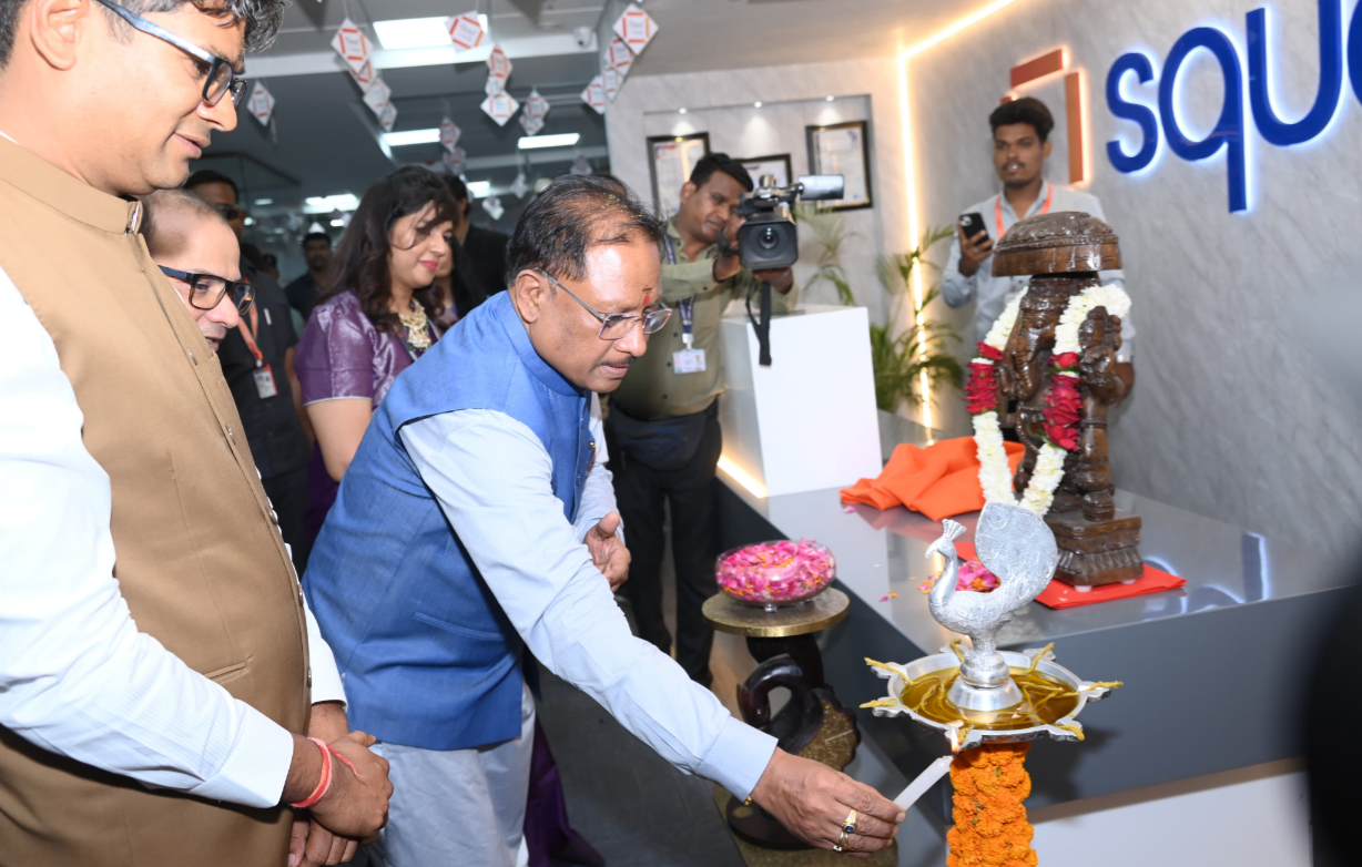 मुख्यमंत्री विष्णु देव साय ने स्क्वायर बिजनेस सर्विसेज को किया ऑफिस स्पेस आबंटित:नवा रायपुर को देश का अगला आईटी हब बनाने की दिशा में बड़ा कदम 1
