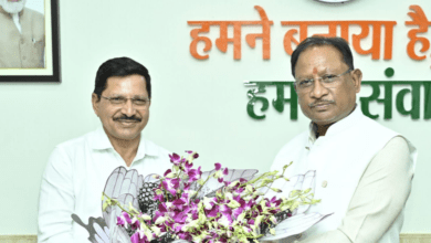 рдореБрдЦреНрдпрдордВрддреНрд░реА рд╡рд┐рд╖реНрдгреБ рджреЗрд╡ рд╕рд╛рдп рд╕реЗ рдПрд╕рдИрд╕реАрдПрд▓ рдХреЗ рдирд╡рдирд┐рдпреБрдХреНрдд рд╕реАрдПрдордбреА┬а рд╣рд░реАрд╢ рджреБрд╣рди рдиреЗ рдХреА рд╕реМрдЬрдиреНрдп рднреЗрдВрдЯ 5