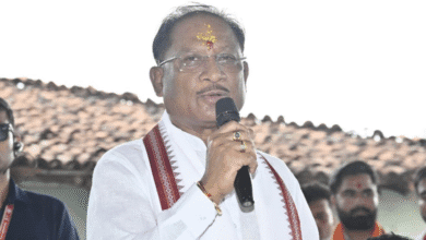 मुख्यमंत्री की चौपाल: कांकेर जिले के ग्राम मांदरी में उतरा मुख्यमंत्री का हेलिकॉप्टर 4