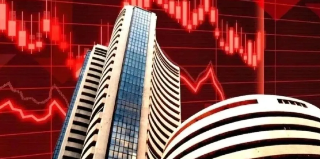 बाजार में बड़ी गिरावट: सेंसेक्स 645 अंक टूटा, जानिए क्यों घबराए निवेशक 1